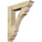 Ekena Millwork Olympic Traditional Rough Sawn Bracket w/ Offset Brace, Douglas Fir, 8"W x 36"D x 44"H BKT0806X36X44OLY01RDF - alternate 1